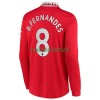 Maillot à Manches Longues Manchester United Bruno Fernandes 8 Domicile 2022-23 Pour Homme